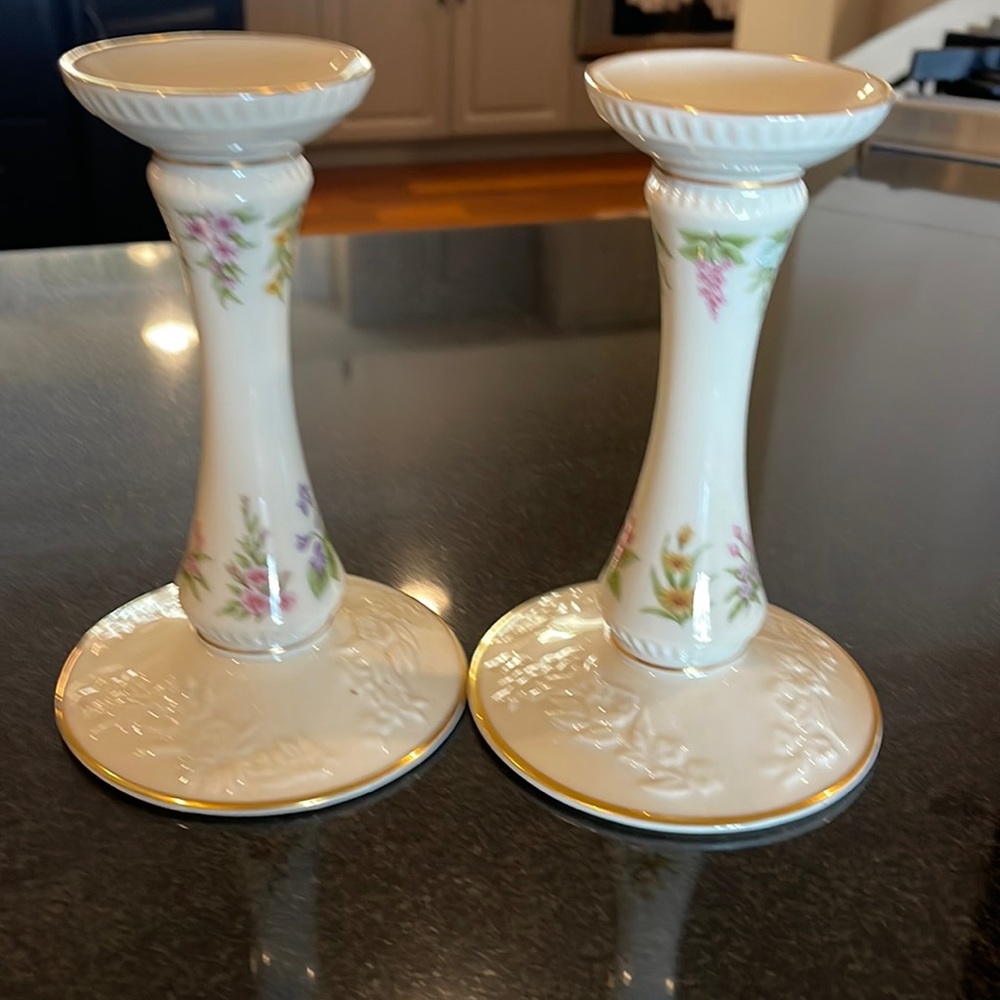 Lenox Limited edition, candle stick holders